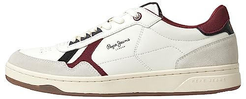 Pepe Jeans Herren KORE Vintage M Sneaker, White (Factory White), 41 EU von Pepe Jeans