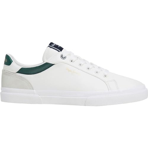 Pepe Jeans Herren Kenton Court M Sneaker, Green Ivy Green, 47 EU von Pepe Jeans