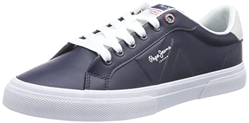 Pepe Jeans Kenton Flag M Sneaker, Navy, 30 EU von Pepe Jeans