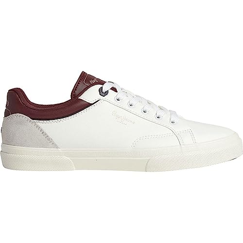 Pepe Jeans Herren Kenton Journey M Sneaker, Red (Burgundy Red), 41 EU von Pepe Jeans