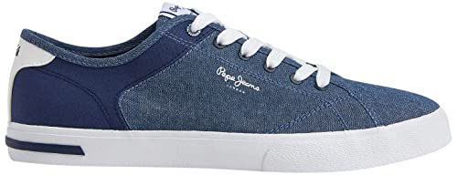 Pepe Jeans Herren Kenton Road M Chambray Sneaker, 42 EU von Pepe Jeans