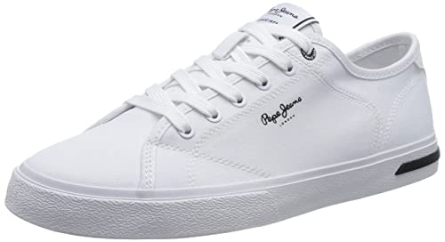 Pepe Jeans Herren Kenton Road M Sneaker, White, 43 EU von Pepe Jeans