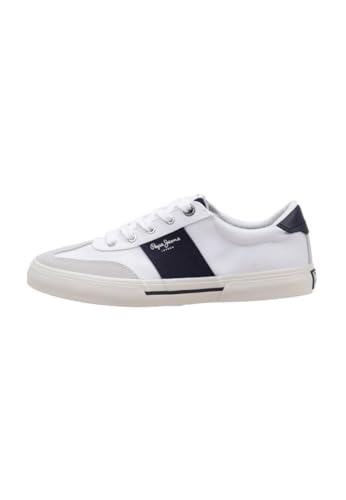 Pepe Jeans Herren Kenton Strap M Sneaker, Weiß (Weiß), 11 von Pepe Jeans