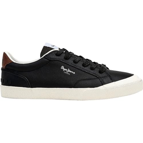 Pepe Jeans Herren Kenton Vintage WM Sneaker, 999BLACK, 40 EU von Pepe Jeans