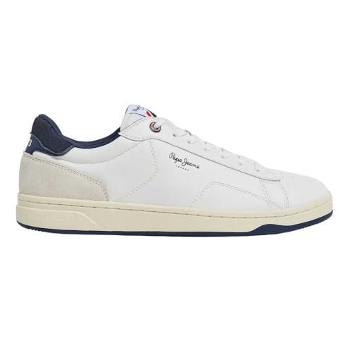 Pepe Jeans Herren Kore Basic M Sneaker, Weiß (Weiß), 12 von Pepe Jeans