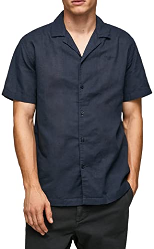 Pepe Jeans Herren Lastingham Shirt, Blue (Dulwich), L von Pepe Jeans