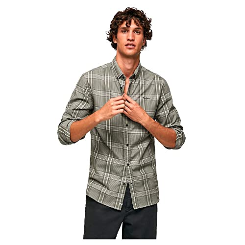 Pepe Jeans Herren Lee Shirt, Green (Casting), M von Pepe Jeans
