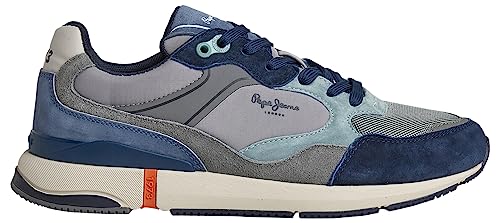 Pepe Jeans Herren London PRO Advance Sneaker, Blue (Ocean), 42 EU von Pepe Jeans