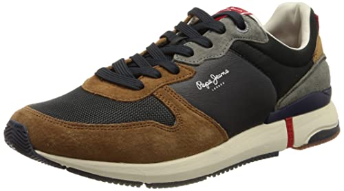 Pepe Jeans Herren London PRO Basic 22 Sneaker, 879COGNAC, 46 EU von Pepe Jeans