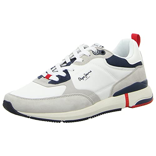 Pepe Jeans Herren London PRO Vint Running Shoes, Factory White, 40 EU von Pepe Jeans