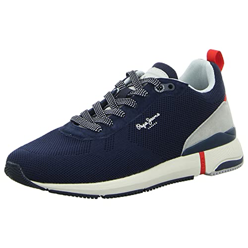 Pepe Jeans Herren London PRO Advance Running Shoes, Navy, 45 EU von Pepe Jeans