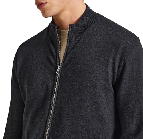 Pepe Jeans Herren Malcom Cardigan Sweater, Black (Black), XL von Pepe Jeans