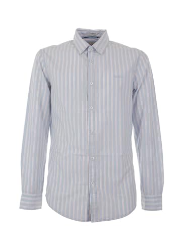 Pepe Jeans Herren Marius Hemd, Blau (Sea Blue), XS von Pepe Jeans