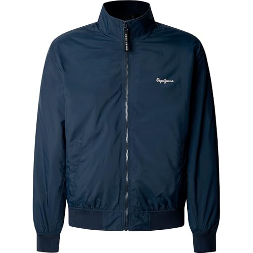 Pepe Jeans Herren Mustrel Jacke, Blau (Dulwich Blue), M von Pepe Jeans