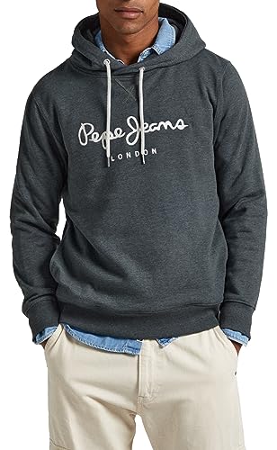 Pepe Jeans Herren Nouvel Hoodie Hooded Sweatshirt, Green (Regent Green), L von Pepe Jeans