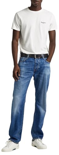 Pepe Jeans Herren Ohne Stretch Straight PM207394 Jeans, Blue (Denim-HT3), 31W / 32L von Pepe Jeans