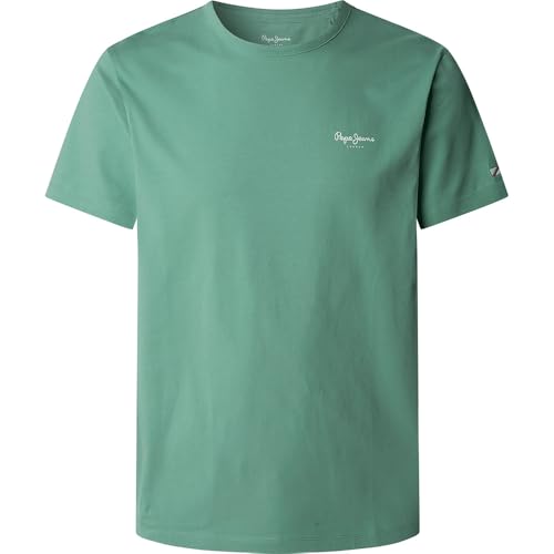 Pepe Jeans Herren Original Basic 3n T-Shirt, Grün (Salbeigrün), M von Pepe Jeans