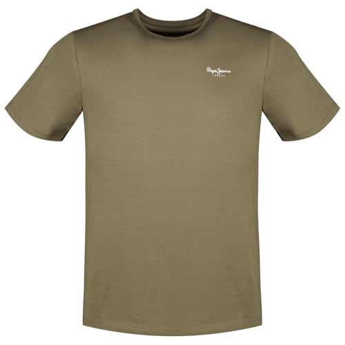 Pepe Jeans Herren Original Basic 3n T-Shirt, Steingrün, XS von Pepe Jeans