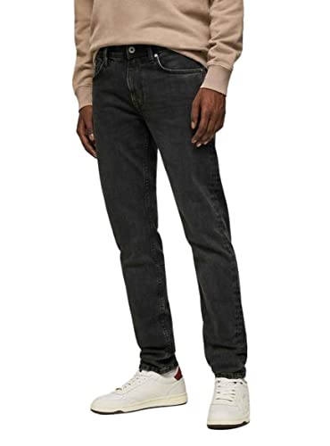 Pepe Jeans Herren Pants Hatch Regular, Schwarz (Denim-vr2), 33W / 32L von Pepe Jeans