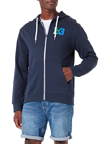 Pepe Jeans Herren Pascal Zip Sweatshirt, Blue (Dulwich), S von Pepe Jeans