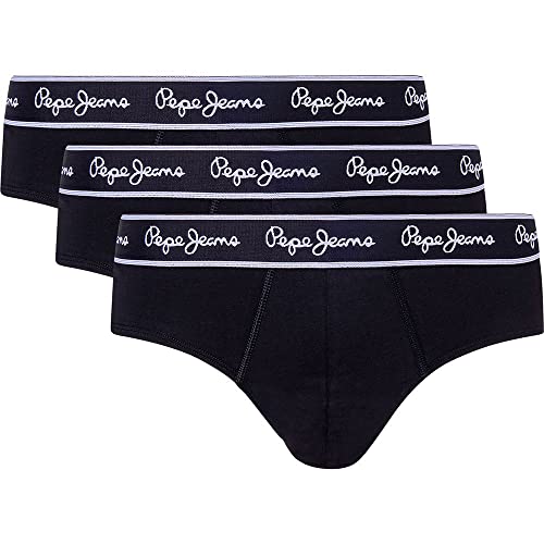 Pepe Jeans Herren Pepe Bf 3P Briefs, Black (Black), XXL von Pepe Jeans