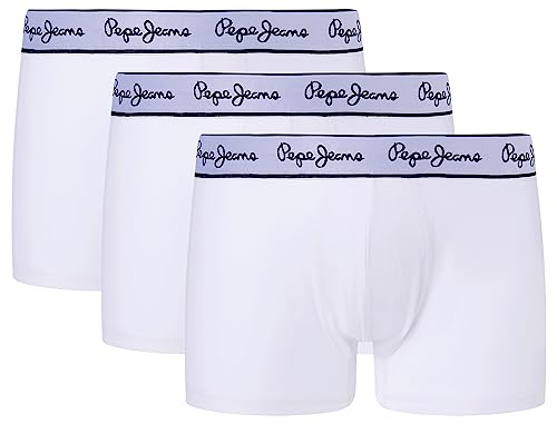 Pepe Jeans Herren Pepe TK 3P Trunks, White (White), XXL (3er Pack) von Pepe Jeans