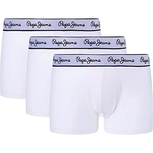 Pepe Jeans Herren Pepe TK 3P Trunks, White (White), XXL (3er Pack) von Pepe Jeans
