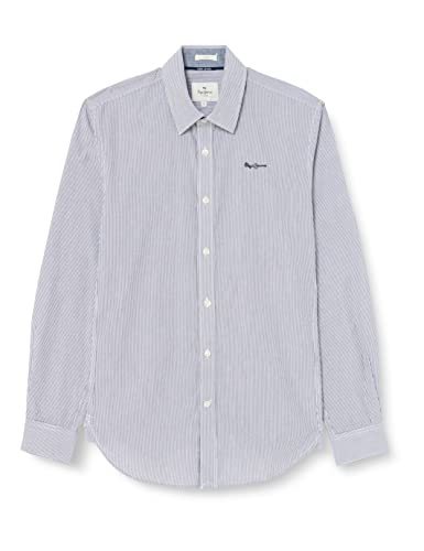 Pepe Jeans Herren Percy Shirt, Blue (Dulwich), S von Pepe Jeans