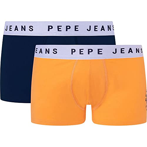 Pepe Jeans Herren Placed P Tk 2P Trunks, Orange (Orange), M (2er Pack) von Pepe Jeans
