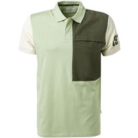 Pepe Jeans Herren Polo-Shirt grün Baumwoll-Jersey von Pepe Jeans