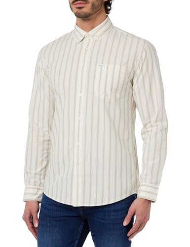 Pepe Jeans Herren Preston Shirt, White (White), XXL von Pepe Jeans