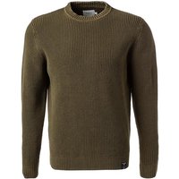 Pepe Jeans Herren Pullover grün Baumwolle unifarben von Pepe Jeans