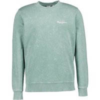 Pepe Jeans Herren Pullover grün Baumwolle unifarben von Pepe Jeans