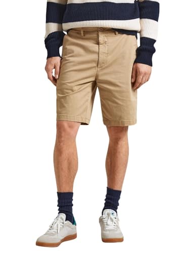 Pepe Jeans Herren Regular Chino Short, Braun (Khaki Beige), 30W von Pepe Jeans
