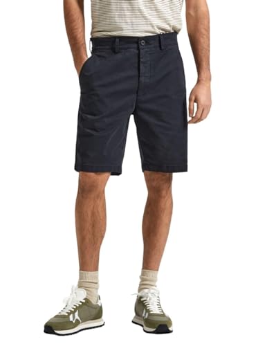 Pepe Jeans Herren Regular Chino Short, Schwarz (Schwarz), 38W von Pepe Jeans
