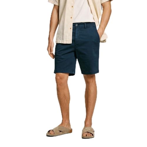 Pepe Jeans Herren Regular Chino Shorts, Blau (Dulwich Blue), 30W von Pepe Jeans