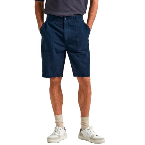 Pepe Jeans Herren Regular Fatigue Short, Blau (Dulwich Blue), 28W von Pepe Jeans