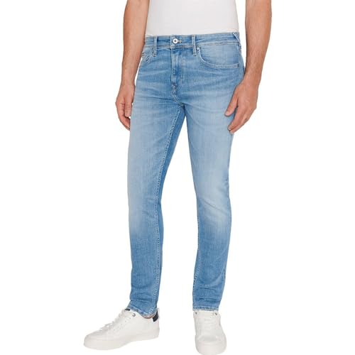 Pepe Jeans Herren-Röhrenjeans, Blau (Denim-MI5), 33W / 32L von Pepe Jeans