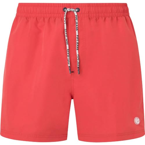 Pepe Jeans Herren Rubber Sh Badeshort, Rot (Cherry Red), S von Pepe Jeans