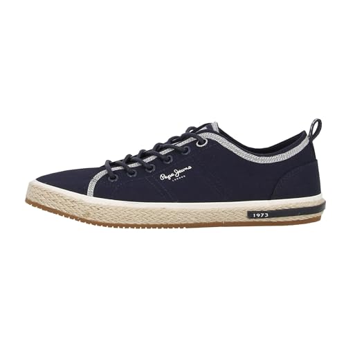 Pepe Jeans Herren Samoa Smart Sneaker, Blau (Navy), 11 von Pepe Jeans