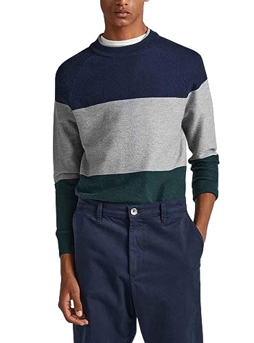 Pepe Jeans Herren Samuel Pullover Sweater, Grey (Grey Marl), M von Pepe Jeans