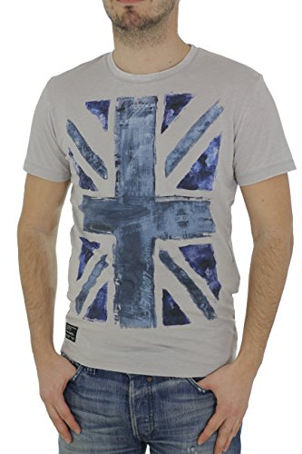 Pepe Jeans Herren Scott T-Shirt, Grau (lt Grey), Large (Herstellergröße: L) von Pepe Jeans