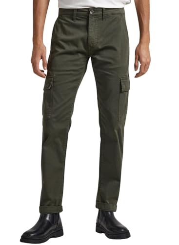 Pepe Jeans Herren Sean Pants, Green (Olive), 31W / 32L von Pepe Jeans