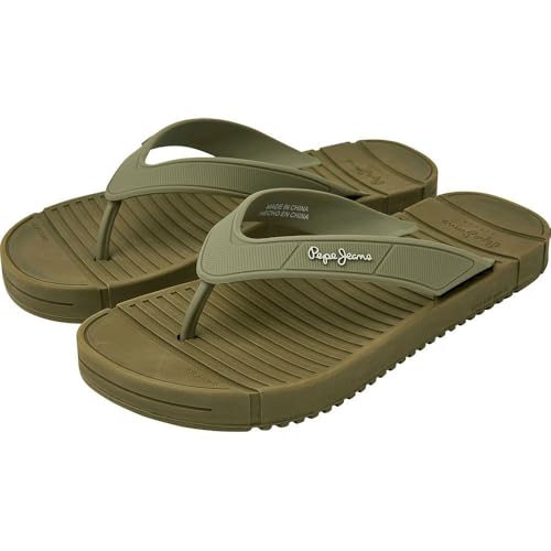 Pepe Jeans Herren Shore M Beach Sandals, Green (Army Green), 43 EU Pepe Jeans Herren Shore M Beach Sandals, Green (Army Green), 43 EU von Pepe Jeans