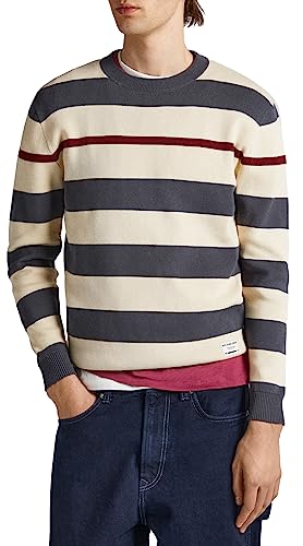 Pepe Jeans Herren Simpkin Sweater, Grey (Thunder), L von Pepe Jeans