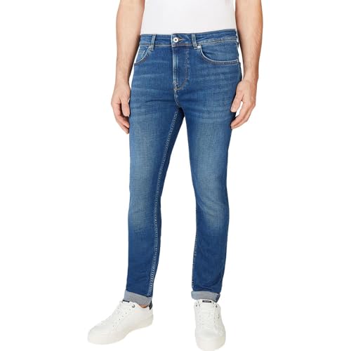 Pepe Jeans Herren Skinny Jeans, Blau (Denim-Hx3), 32 W / 32 L von Pepe Jeans