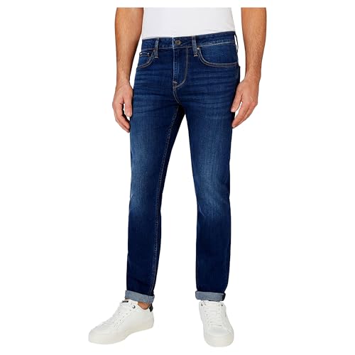 Pepe Jeans Herren Slim Jeans, Blau (Denim-CT0), 36W / 34L von Pepe Jeans