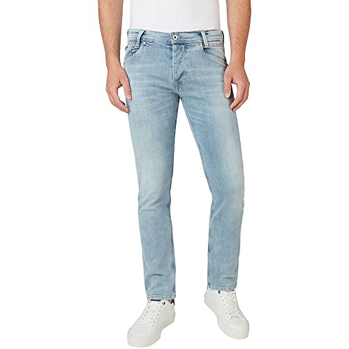 Pepe Jeans Herren Spike Straight Jeans, Blau (Denim-PD8), 30W/34L von Pepe Jeans