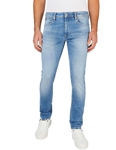 Pepe Jeans Herren Stanley Jeans, Blau (Denim-mm5), 28W / 32L EU von Pepe Jeans