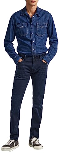 Pepe Jeans Herren Stanley Jeans, Blau (Denim-wn8), 29W / 32L EU von Pepe Jeans